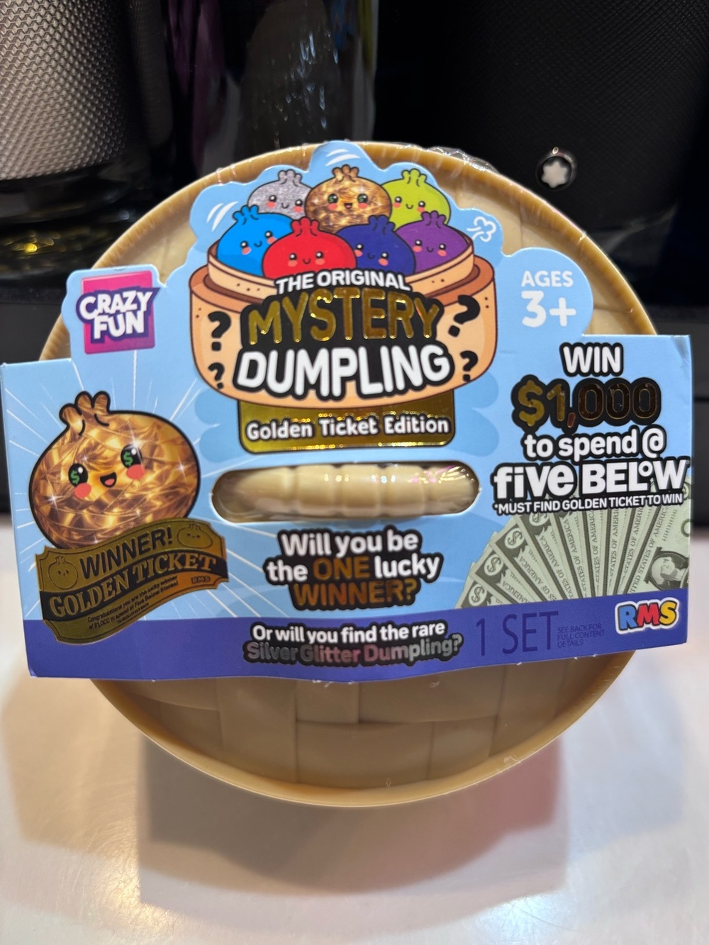 Crazy Fun Mystery Golden Ticket Dumpling New RMS